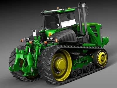 John Deere 9630T Tractor 3D model