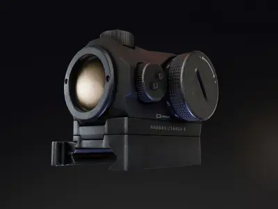 Aimpoint Micro T1 Low-poly 3D model