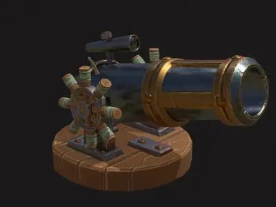 Tower Defense Constructor  part Pbr3 Low-poly 3D model
