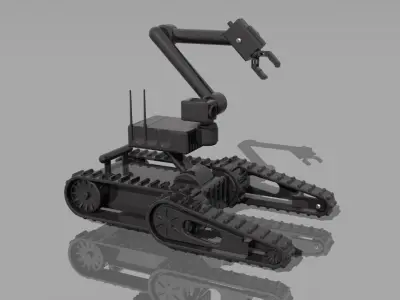 Military robot - toy 3D print model