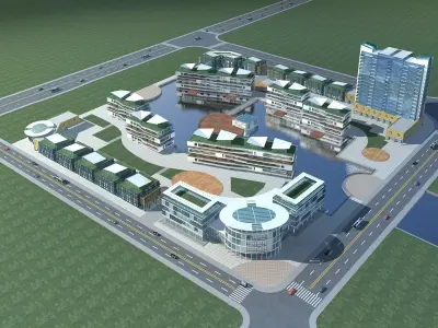 Office Building 3D model 81