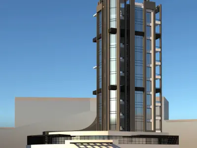 Residential Building 3D model