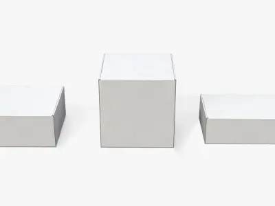  Mailer Boxes - White Core Size Set 