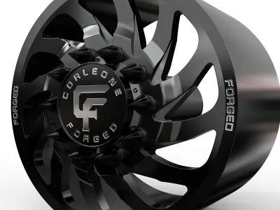 corleone front delitto dually wheel 3D print model
