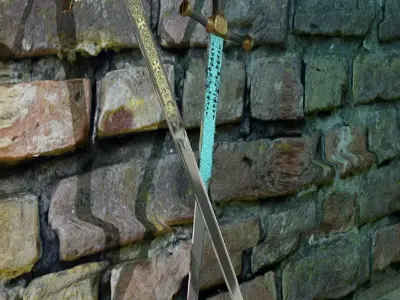 Twin Swords 3D model
