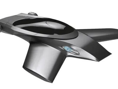 Hover car f 555  3D model