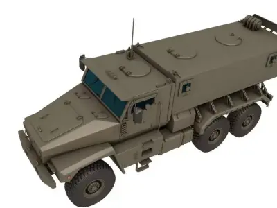 Typhoon-U Ural-63095 3D model