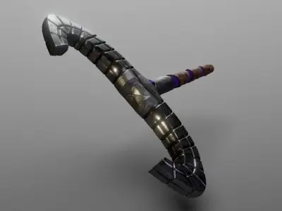 Broken Staff 3D model