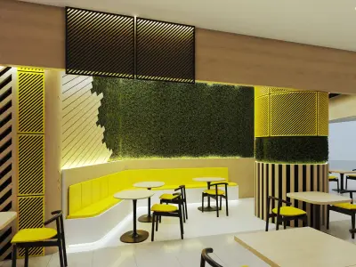 Commercial Store Project Description 3D Max with  V Ray  Design 3D model