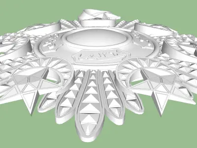Military Medal of Ottoman Empire from 1851-1852 Free 3D model