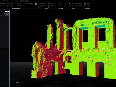 Ruins of the palace 02 3D model