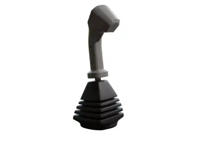 Heavy Equipment Joystick 3d model Low-poly 3D model