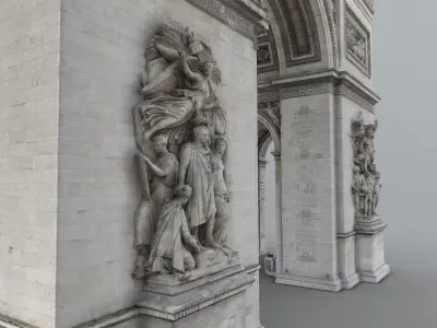  Arc de Triomphe Paris - photogrammetry 