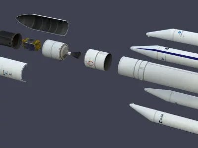 Ariane6 SC 3D model