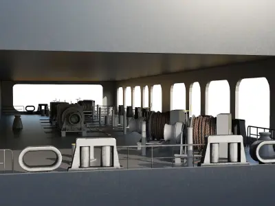 Next Generation Container Ship 3D model