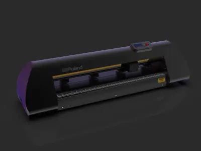 Roland Advanced Cutting Plotter Free low-poly 3D model