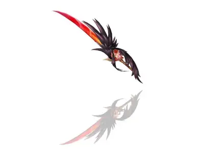 Legendary Sword Low-poly 3D model