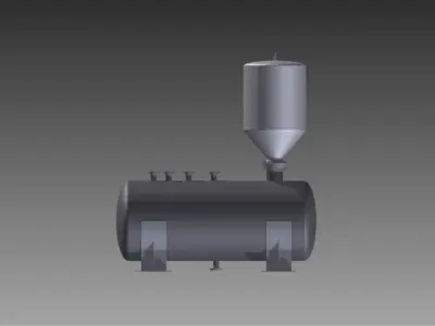 Degasifier Tank  Free 3D model