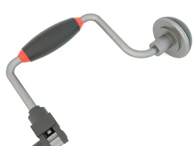 Industrial Hand Drill 3D model