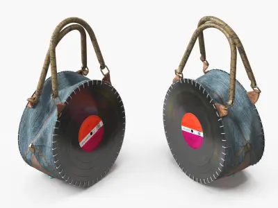 Unique Handbags Collection 3D model