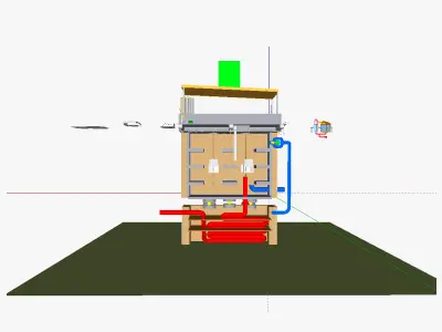 Watchtower sleeping room T1 3D model