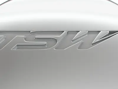 TWS logo 3D model