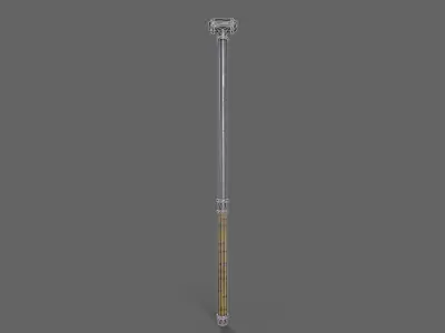 PBR Pipe Weapon V2f Low-poly 3D model
