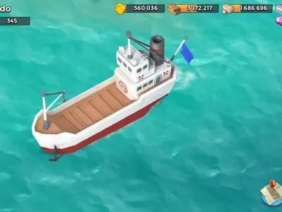 Boom Beach Mobile Game Super-Cell 3D model