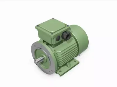 80 B34b Top IEC electric motor - 3D CAD model 3D model