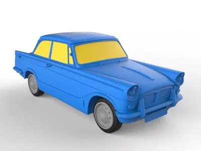 Triumph Herald 1967 Classic Car 3D print model