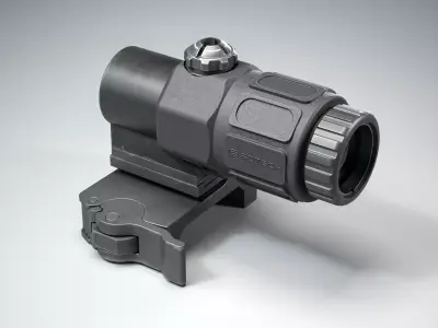 Eo Tech Megnifier Low-poly 3D model