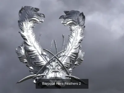 Feather collection 1 3D Model Pack