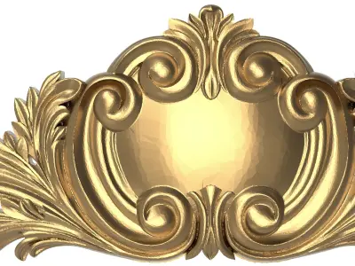 decorative pattern ready for 3D printing 3D model 62