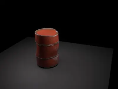 Oil Drum - Old can prop  3D model