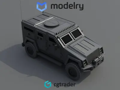 SWAT Vehicle 3D model get