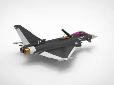 Eurofighter Typhoon 3D model purchase