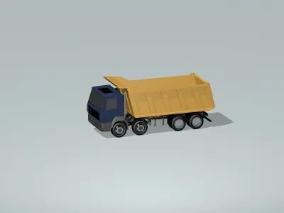 Dump Truck  3D model from CGTrader