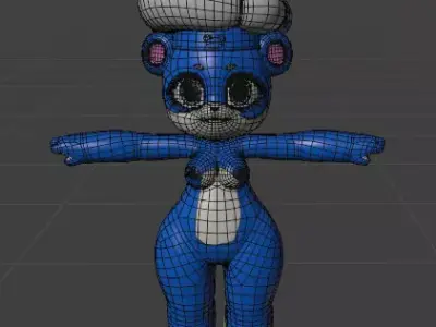Blue Bear - a 3D Model Free 3D model