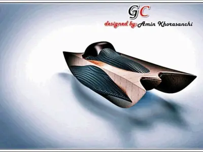 a concept of jet boat Free 3D model