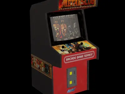 Arcade Metal Slug Damage Low-poly 3D model