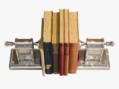 Flamant book-end helix screw 3D model