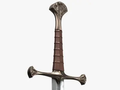 Sword 8K PBR Textures 3D model