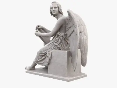 Sitting Angel 3D model