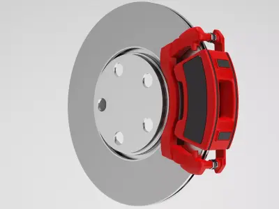 Brake disc 3D model from CGTrader