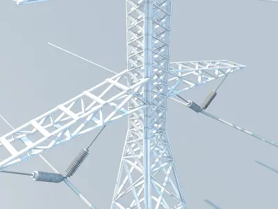 Electrical Tower MAX 2011 3D model