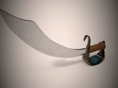 Pirate Sword 3D model