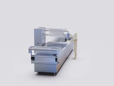 Packaging machine v2 3D model
