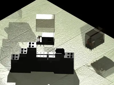 Relay And Base Free 3D model