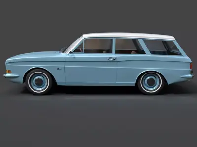 Taunus P6 Station Wagon  - High-Poly 3D Model 3D model