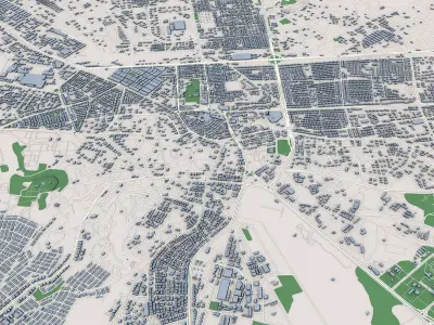 Kayseri City Turkey 3D model